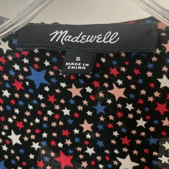 Madewell Size Small 100% Silk Long Sleeve Blouse - Picture 6 of 11